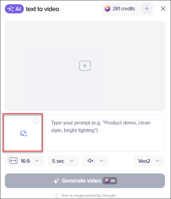 text2vid veo2 - studio - add image.png