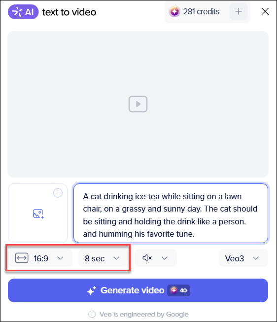 text2vid veo3 - studio - ratio-duration.png