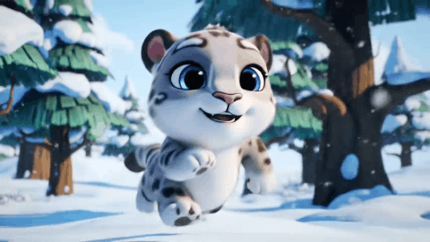 Snow leopard veo2.gif